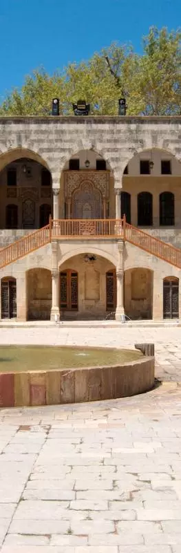 The courtyard at Beiteddine Palace
